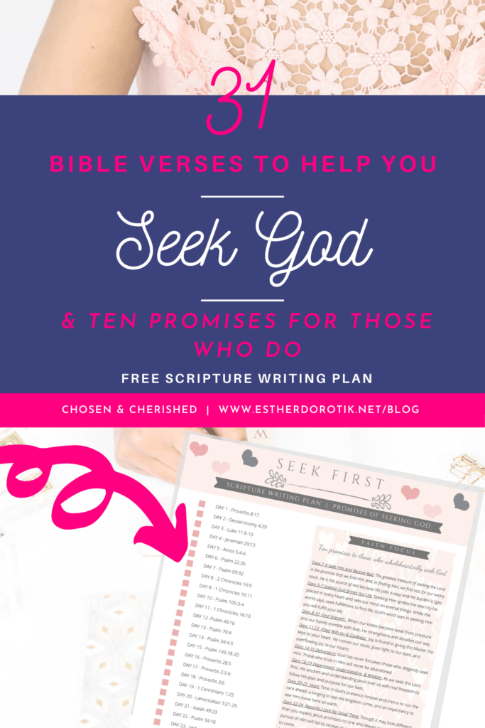 10 Promises Of Seeking God 31 Bible Verses On Seeking God Chosen And Cherished