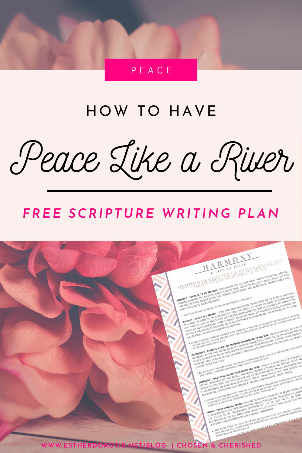 How To Have Peace | Free Prayer Prompts - Chosen and Cherished